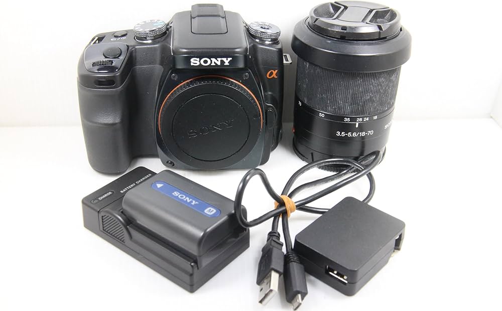 【美品】SONY α100 レンズキット　初心者入門に・即撮影OK！動作良好 Amazon | SONY デジタル一眼レフカメラ α100 ズームレンズキット